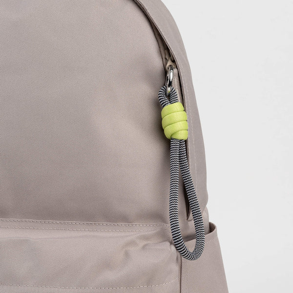 Colorblock Loop Keychain - Black
