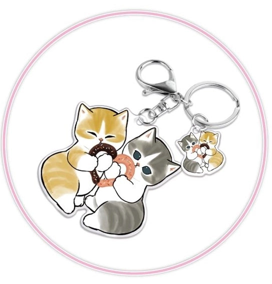 Mofusand Cute Acrylic Charm Keyrings
