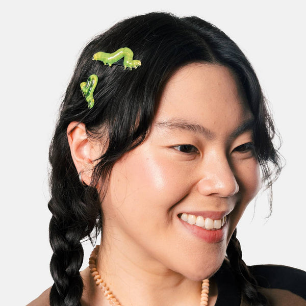 Allie Clips in Inchworm