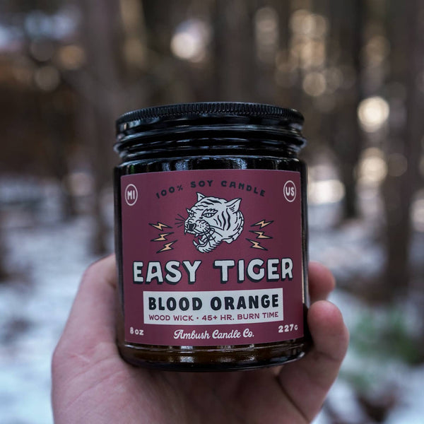 Easy Tiger - Blood Orange 8oz Soy Candle