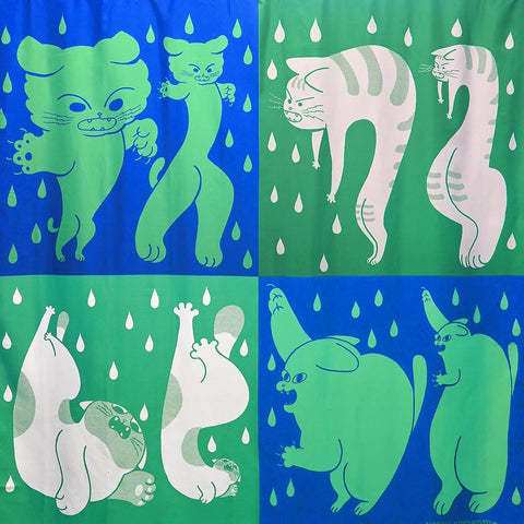 "Dry Cats" Shower Curtain