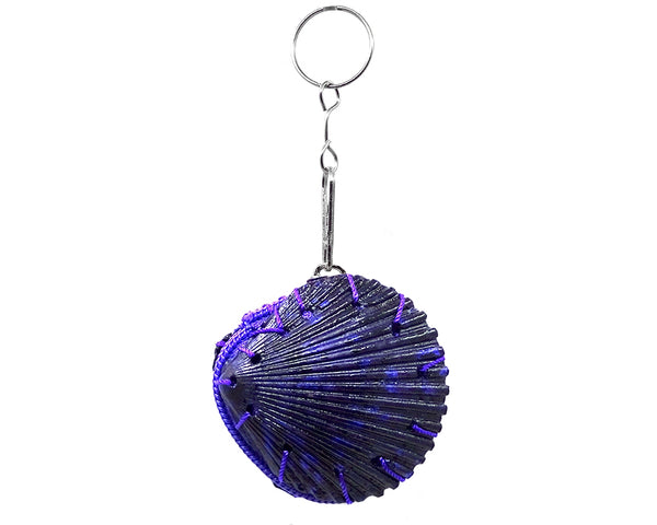 Seashell Coin Purse Keychain