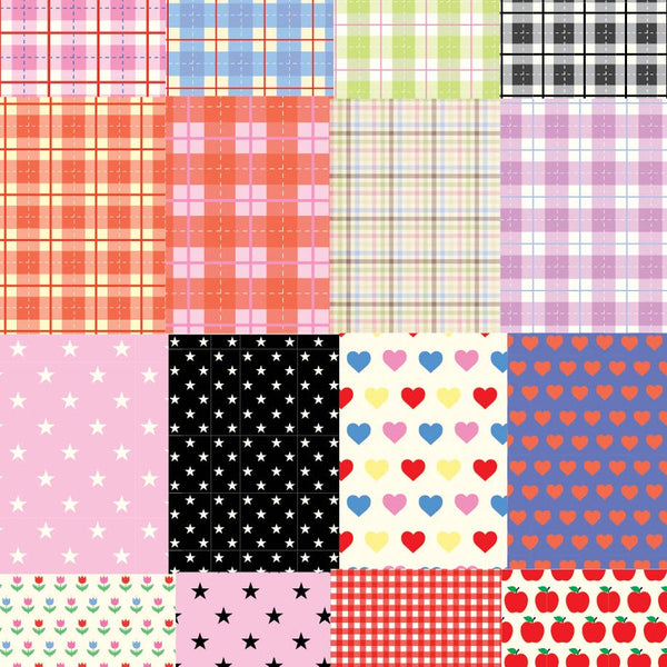 Martina’s Tiny Book of Scrapbooking Papers (Edition 4: Plaid & Stars!)