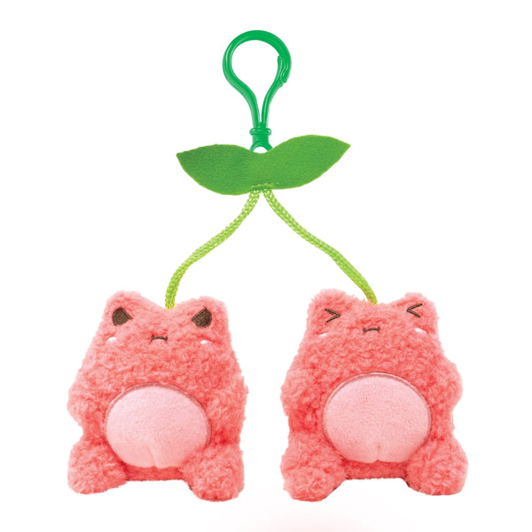Cherry Wawa Frog Plush Keychain