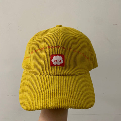 Big Plans: Yellow Corduroy Baseball Cap