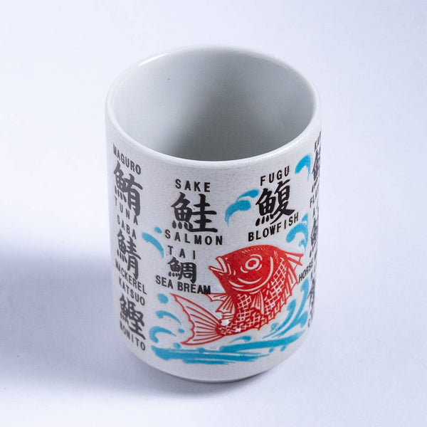 Japanese Sushi Yunomi Tea Cup