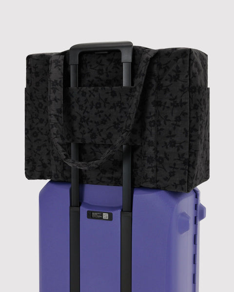 Cloud Carry-On - Charcoal Ditsy Floral