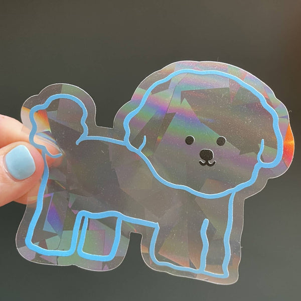 Dog Suncatcher Sticker