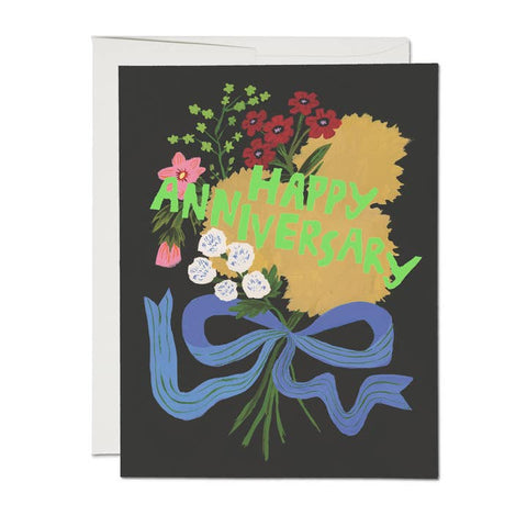 Anniversary Bouquet Greeting Card