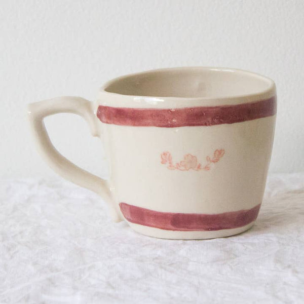 Hyacinth Mug - Raspberry