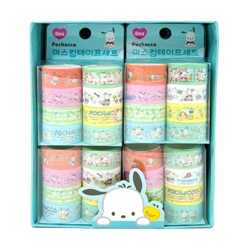 Pochacco Masking Tape - 8Pcs Set