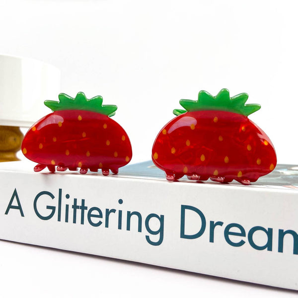 Red Strawberry Hair Claw