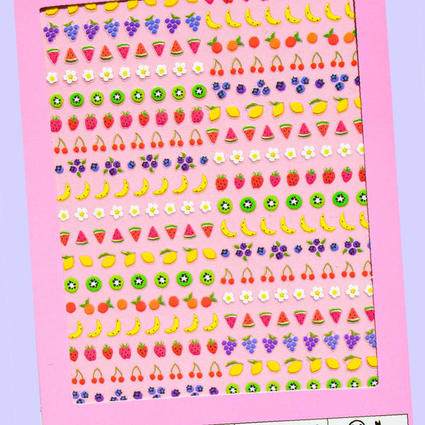 Nail Art Stickers - Teeny Fruits
