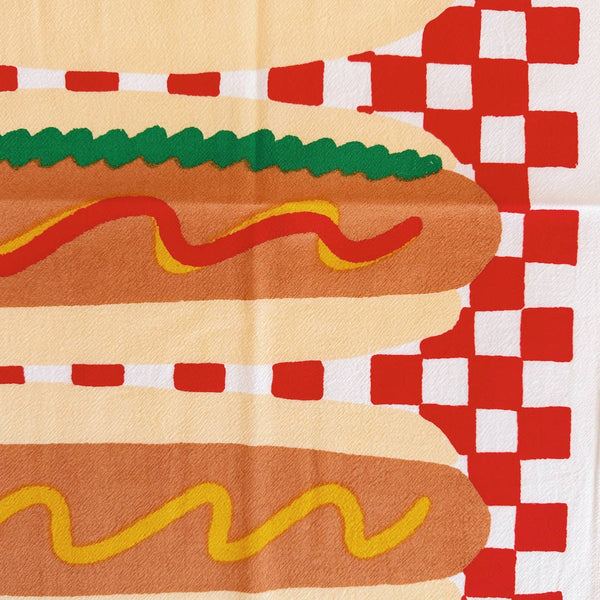 Hot Dog! Tea Towel