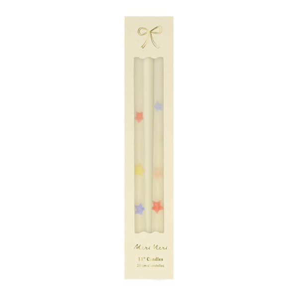 Mixed Star Taper Candles