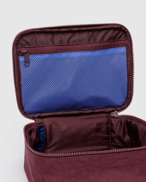 Small Cosmetic Case - Mahogany