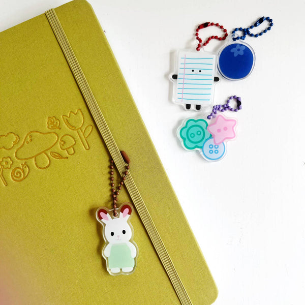 Bag + Journal Charm - Bunny