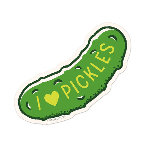 I Love Pickles Sticker