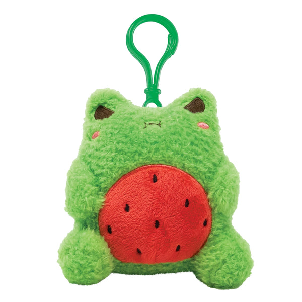 Watermelon Wawa Frog Plush Keychain