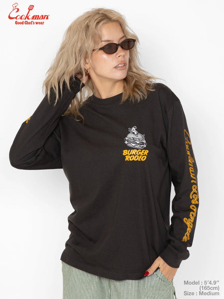 Cookman Long Sleeve Tees - Rodeo: Charcoal