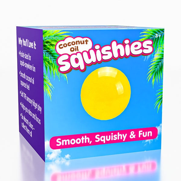 Coconut Oil Squishies - Solid Squish Fidget Stress Ball