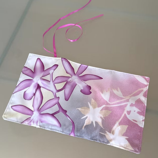 Floral Fabric Roll - Craft Supply Organizer
