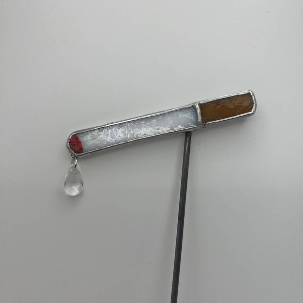 Stained Glass Plant Stake Cigarette
