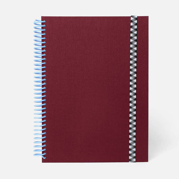 Canvas Notebook A5 - Burgundy