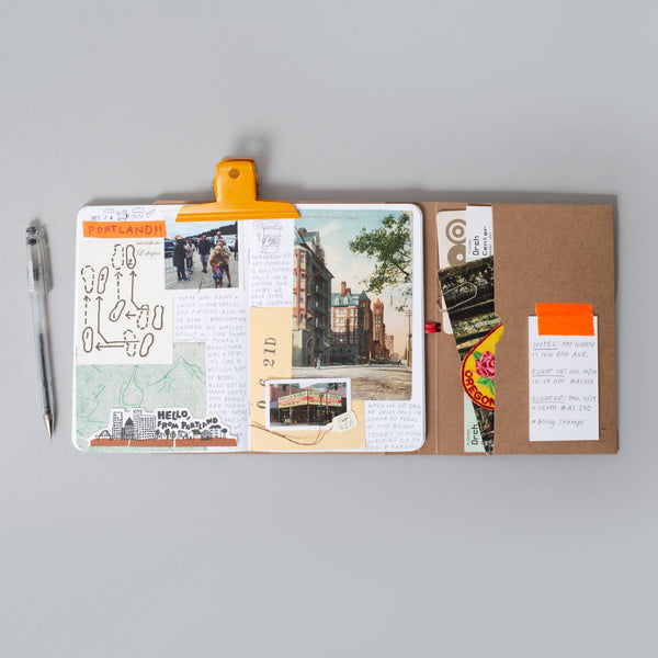 B6 Foldeeo Notebook Folio - Big Gingham