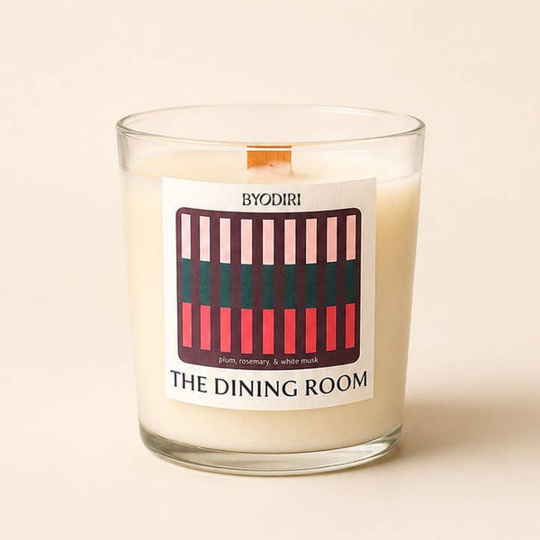 The Dinning Table Candle - Plum, Rosemary & White Musk