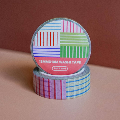 Colorful Stripes Washi Tape
