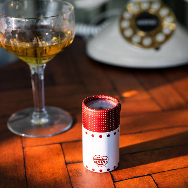 Cocktail Garnish Match Jar - Cherries