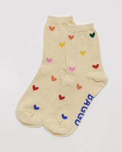 Crew Socks - Hearts