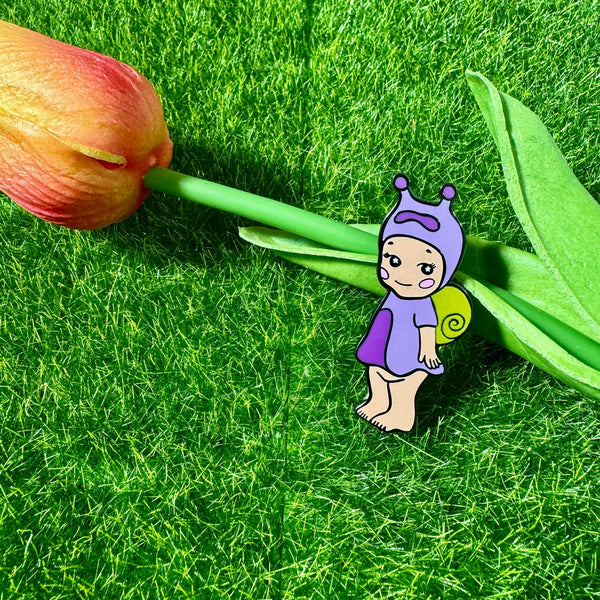Shelly Snail Enamel Pin