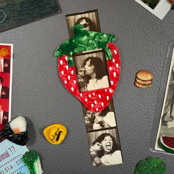 Strawberry Magnetic Photo Frame