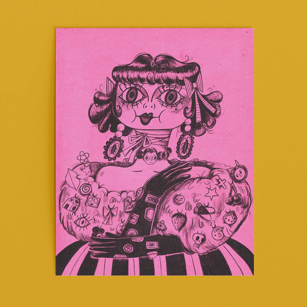 Trinket Doll Art Print