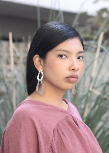 Together Earrings - Sterling Silver