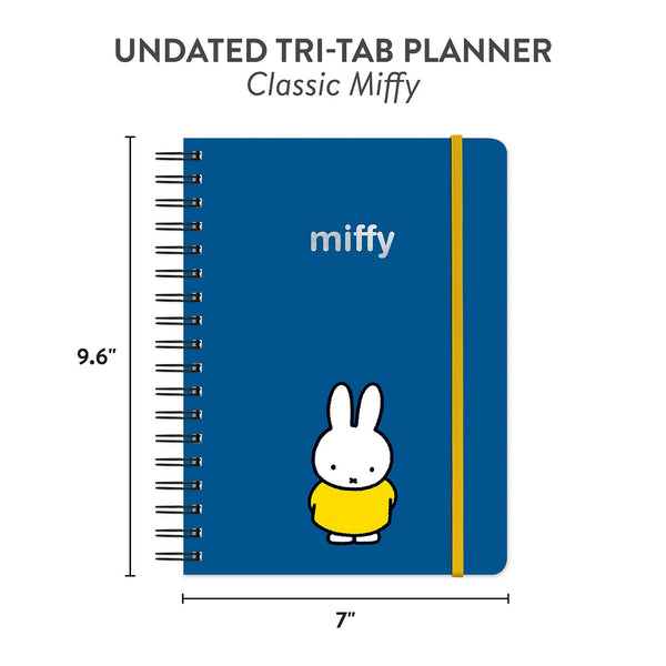 Undated Tri-Tab Planner Classic Miffy