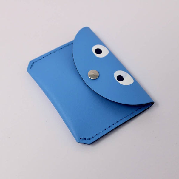 Googly Eye Mini Coin Purse - Cornflower