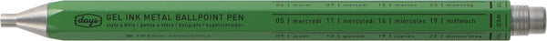 Gel Metal Ballpoint Pen - Green