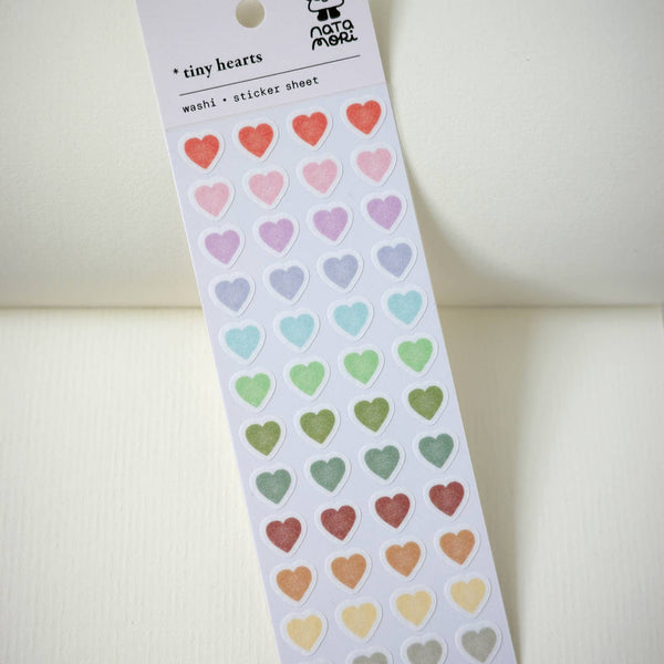 Tiny Hearts • Washi Sticker Sheet