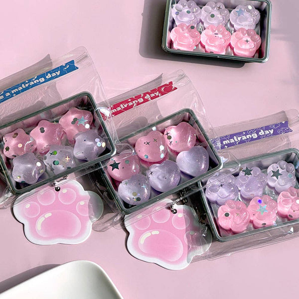 Sparkly Pastel Squishy Jelly Keyring