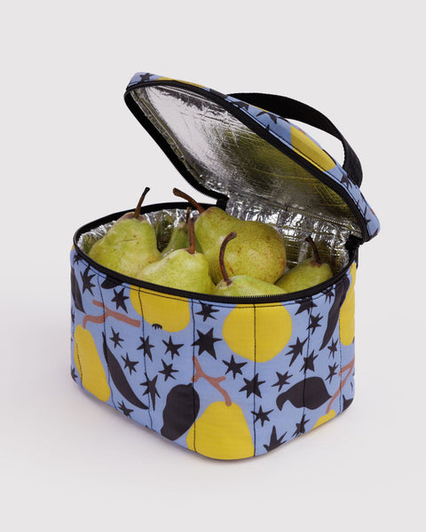 Puffy Lunch Bag - Golden Pears