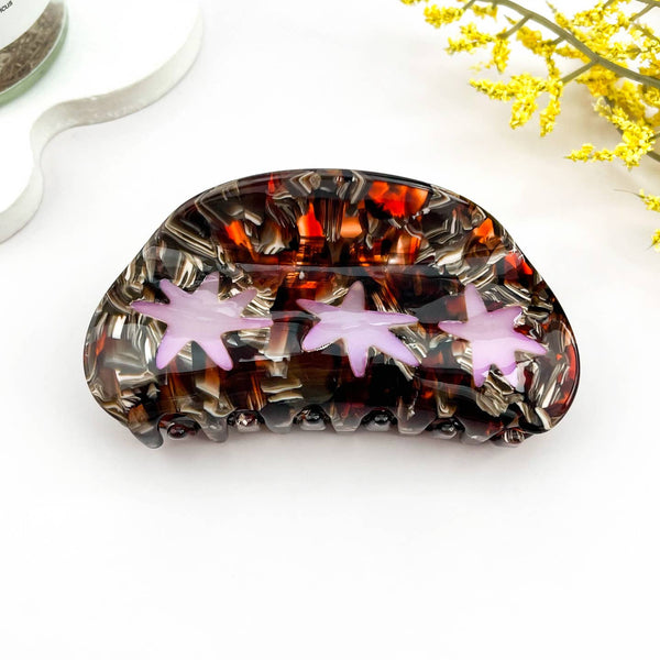 Vintage Star Floral Hair Claw