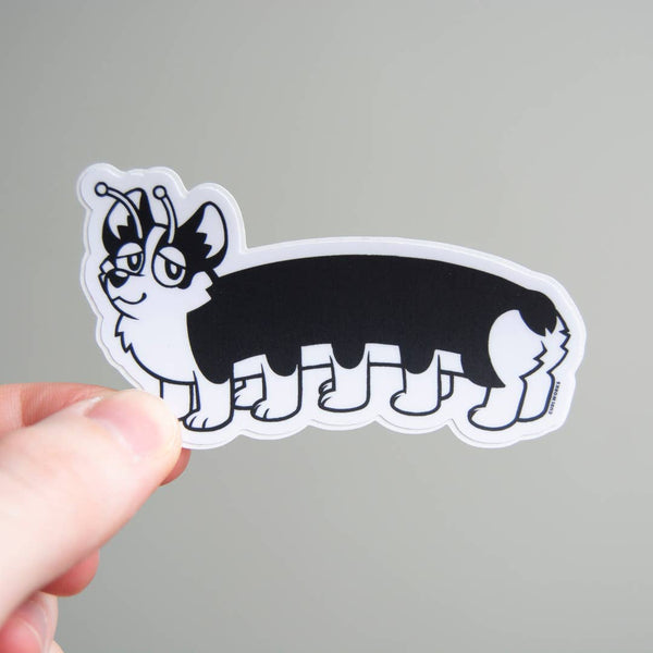 Corgipillar Vinyl Sticker
