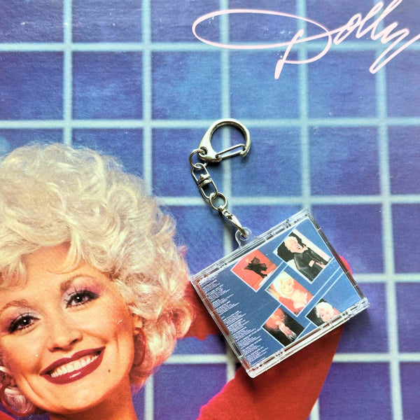 'Hit Clips' Mini CD Case Keychain - Dolly Parton: 9 To 5