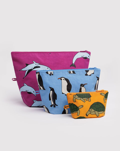Go Pouch Set - Vacation Animals
