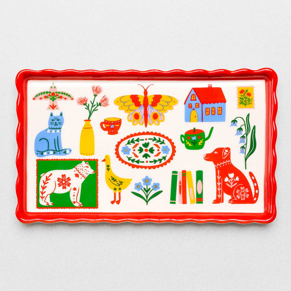 Scandinavian Icons Ceramic Trinket Tray