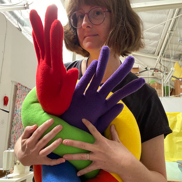 Jazz Hands Hug Pillow