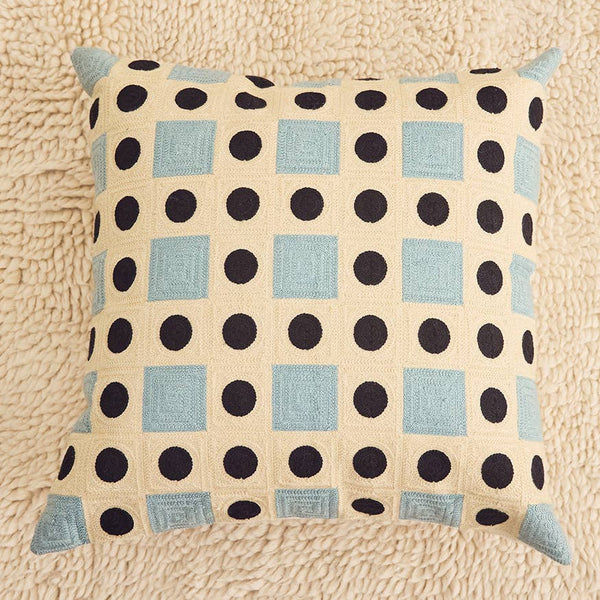 Rivet Embroidered Pillow 18x18"